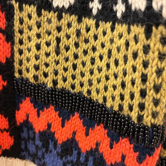 Zara Patchwork Knit Sweater Limited Edition Size S - Picture 10 of 15